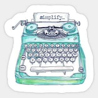 Simplify Sticker